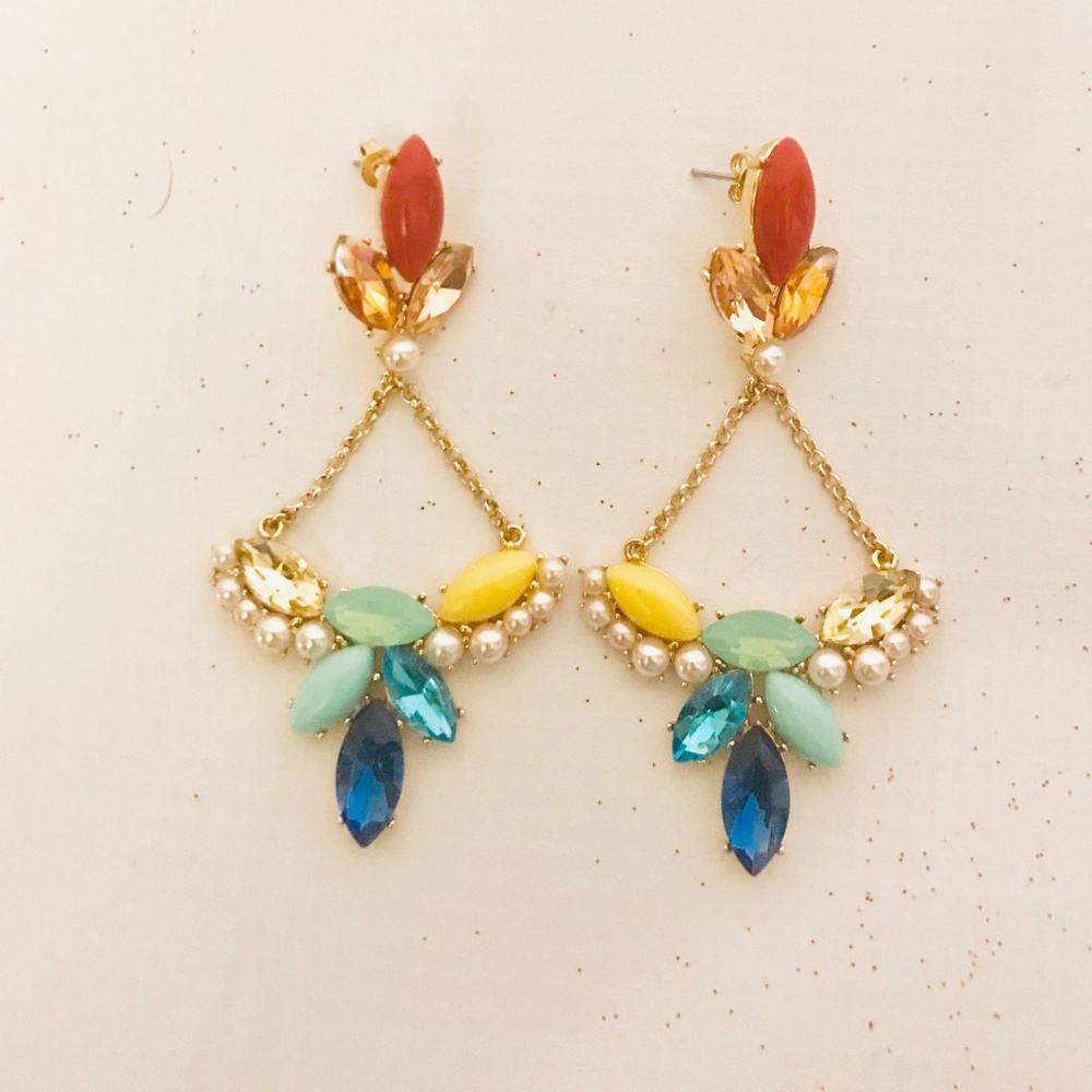 3 for $30 🍍 Lulu Frost Rainbow Crystal Earrings